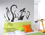 Pirateship Attacked by the Kracken Wall Decal Sticker - Black, 24