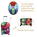 Explore Land Travel Luggage Cover Suitcase Protector Fits 31-32 Inch Luggage (Geometry, XL)