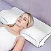Powsure Memory Foam Pillow - Cervical Sleeping Bed Pillows to Lower Neck Pain, Ergonomic Orthopedic Contour Pillow for Back, Stomach, Side Sleepers with Washable Free Bamboo Fiber Pillowcase