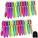 Aneco 24 Pieces Clothes Pins Cloths Clips Strong Clips Laundry Home Pegs Windproof Clothes Pins for Home Clothes Windproof Supplies