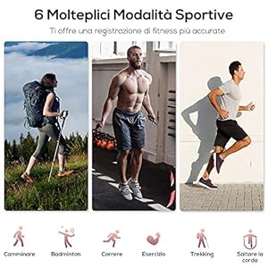 WWDOLL Smartwatch, Orologio Fitness Tracker Uomo Donna IP67 Cardiofrequnzimetro da Polso Contapassi e Calorie Activity… - immagine 6