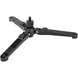 Koolehaoda Mini Tripod,Universal 3 Legs Monopod Base Stand Unipod Support with 3/8" Screw for Monopods Ballhead - KM3