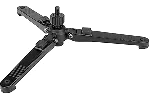 Koolehaoda Tripod Base for Monopod, 3/8" Screw Desktop Stand with Three Feet, Universal 3 Legs Monopod Base Stand Unipod Support for 3/8" Threaded Monopods Ball Head
