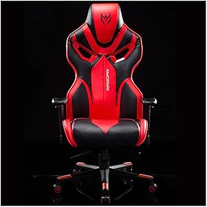 WANGZRY Genuine Leather Gaming Household Ergonomic Chair Student Internet Computer seat Swivel Office Accessories Furniture