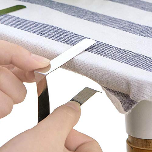 FineInno Stainless Steel Tablecloth Clips for 2 Inch Thick Tables,Table Cloth Holder for Picnic Tables,Weddings, etc (12pack) - Thumbnail 5
