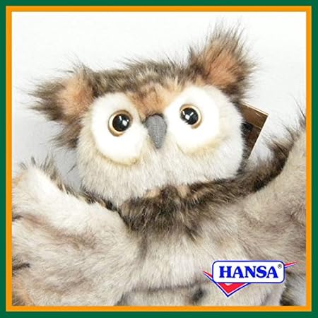 Amazon Hansa ハンサ ぬいぐるみ ハンドパペット 7159 フクロウ 34 Owl 人形劇 ふくろう ぬいぐるみ おもちゃ