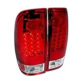 Spec-D Tuning LT-F15097RLED-TM Ford F150 F250 Red Clear Led Tail Lights