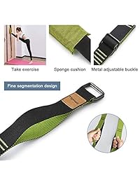 Yoga Fitness Stretching Strap - Back Bend Assist Trainer, Improve Leg Waist Back Flexibility for Rehab Pilates Ballet Dance Cheerleading Splits Gymnastics