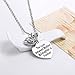Udobuy® The Love Between Mother and Daughter Is Forever Heart Charm Necklace Mom Daughter Jewelry Best Mother's Day Gifts From Daughter