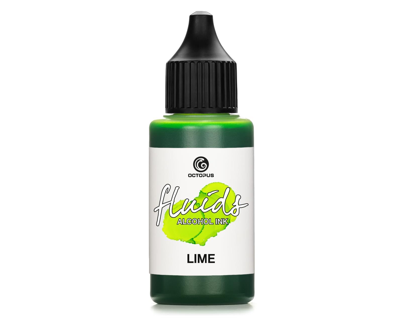 30ml Fluids Alcohol Ink Lime for Fluid Art and Resin, Green