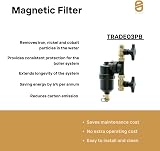 Tower TFC Group TRADE03 22mm Inline Magnetic Boiler Water Filter Black view 5