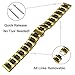 TRUMiRR 22mm Ceramic Watch Band Quick Release Strap All Links Removable for Samsung Gear 2 R380 R381 R382,Galaxy Watch 46mm,Gear S3 Classic/Frontier,Moto 360 2 46mm,Asus ZenWatch 1 2 Men