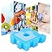 Ice Pack for Lunch Box, 3 Set Freezer Packs, Reusable Slim Cool Pack for Lunch Bags,Lunch Boxes Office Jobsite Picnics Camping Beach, for All Ages Use