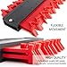 Coltinent Contour Gauge Duplicator Tool - Outline Duplication Irregular Profile Shape 6 Inch Plastic Mark Ruler for Measuring Woodworking Floor Carpentry and Builder Pencil