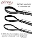 Reflective Nylon Dog Leash with Padded Double Handle, Heavy Duty Neoprene Handle for Control Training, 4 Feet Long - Large (1