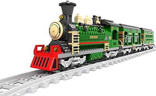 Building Blocks Ausini 25904 Model Trains Vintage Toys Best gift Building Block Set train Enlighten Construction Brick Toy Educational DIY Bricks Toy for Children(simple package)