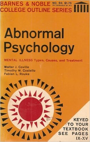 Abnormal Psychology Barnes Noble College Outline Series