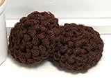 Brown Reusable Dish Scrubbies (Set of 2)