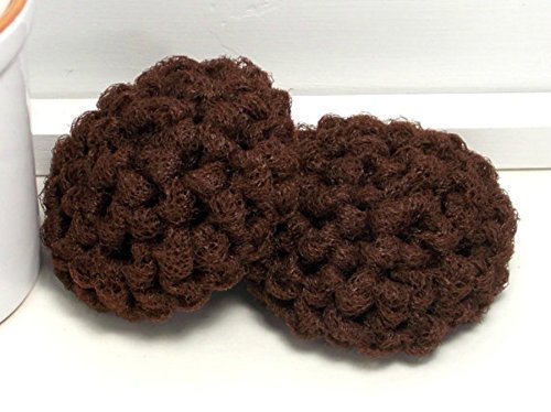 Espresso Brown Reusable Dish Scrubbies (Set of 2)