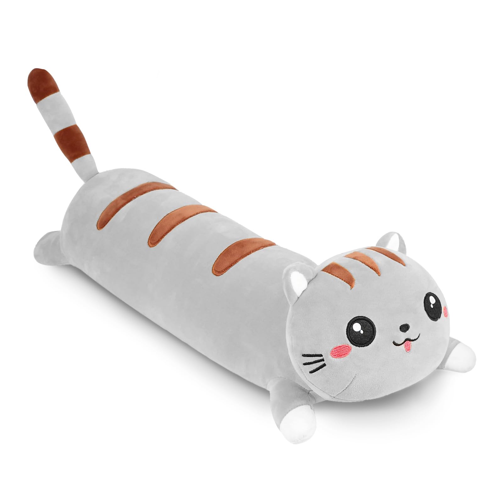 AFAN Long Cat Plush Cute Cat Body Pillows Kawaii