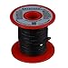 BNTECHGO 20 Gauge Silicone Wire Spool Black 50 feet Ultra Flexible High Temp 200 deg C 600V 20AWG Silicone Rubber Wire 100 Strands of Tinned Copper Wire Stranded Wire for Model Battery Low Impedance