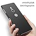 Avalri Sony Xperia XZ2 Case, Minimalistic Ultra Thin Shock Absorption Hard Case Slim Protection Cover Compatible with Sony Xperia XZ2 (Gravel Black)