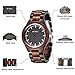 Bymax Men Wooden Watch Analog Quartz Lightweight Handmade Casual Sports Wood Wrist Watches