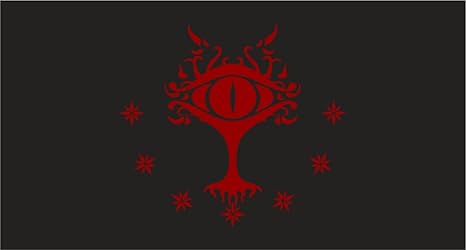 Amazon Com Lord Of The Rings Flag Eye Of Sauron 3x5 Ft