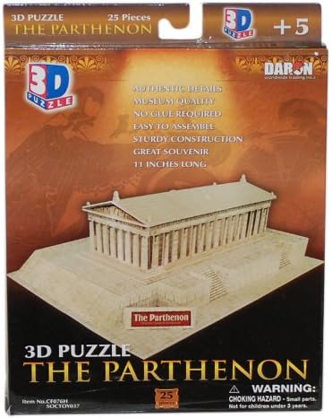 3d puzzle parthenon