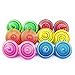 Bignc 12 Pack Multicolor Wooden Spinning Top Toy - Wood Handmade Spinning Learning Toys for Boys Girls