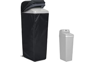 YANGSHILEI YANGSHIKEI Water Softener Cover for Winter Heavy Duty With built-in anti-freeze Felt Outdoor Low-temperature Protection Cover for WHES30E / WHES40E Grain Softener and 350/420 Water Softener (Black)