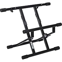 BOSS Adjustable Heavy-Duty Til-Back Stand with Telescoping Suppor Arm (BAS-1), Black