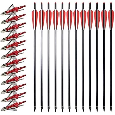 12x 17 / 20 Crossbow Carbon Arrows Crossbow Bolts Broadheads Archery 12x 17 / 20 Crossbow Carbon Arrows Crossbow Bolts Broadheads Archery