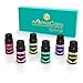 EA AromaCare Aromatherapy Essential Oils Blends Gift Set, Therapeutic Grade, 100% Pure, (Detox, Immunity, Rejuvenate, Sleep Well, Relax and Muscle Relief) Great Essential Oils Set