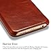 iPhone 6s / 6 Case, Benuo [Card Slot Vintage Series] [Genuine Leather] Folio Flip Corrected Grain Leather Case [2 Card Slots] wi