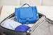 Hanging Travel Toiletry Bag + Silicone Bottles Set - Premium Quality Travel Organizer for Men & Women - Toiletry Kit for Cosmetics, Makeup, Shaving Accessories, Bathroom (blue)