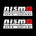 Neumaxx Die Cut White NISM0 Decal Sticker Fit for Nissan Motorsports International Compatible for Nissan Off Road Frontier Side Truck Bed External Decoration Pick Up Car (White)