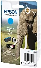 Epson 24 Cyan Elephant Claria Photo HD Ink Cartridge EPSON T2422 Printer view 4