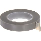 HARFINGTON PTFE Film Tape Roll, 0.4" x 33 ft High Temperature Tape 0.13mm Thickness with Single Side Adhesive for Vacuum Sealer Machine, Hand Impulse Sealers, Gray