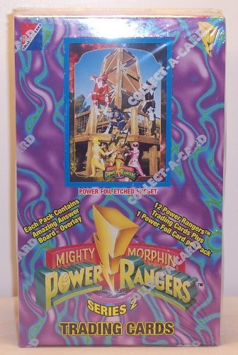 Mighty Morphin Power Rangers Series 2 JUMBO PACK Trading Cards Factory Box by Collect-A-Card