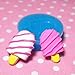 001LBX Crunchy Ice Cream Bar/Popsicle Silicone Flexible Push Mold Jewelry Charms Resin Paper Clay Gum Paste