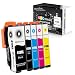 GPC Image Remanufactured Ink Cartridges Replacement for Epson 410XL 410 XL T410XL to use with XP-7100 XP-830 XP-630 XP-640 XP-530 XP-635 Printer (Black, Cyan, Magenta, Yellow, Photo Black, 5-Pack) primary