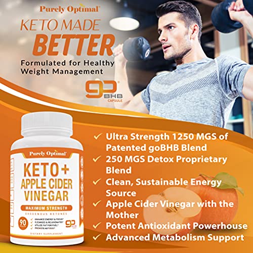 Premium Keto Pills + Apple Cider Vinegar Capsules with Mother Utilize