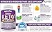 Nutrivein Keto Diet Pills 1250mg - Advanced Ketogenic Diet Supplement - BHB Salts Exogenous Ketones Capsules - Effective Ketosis Best Keto Diet, Mental Focus and Energy, 60 Capsules