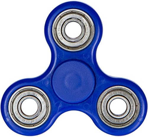 Fidget Family Fidget Spinner Toy Stress Reducer - Perfect For ADD, ADHD, Anxiety, And Autism Adult Children (Blue)