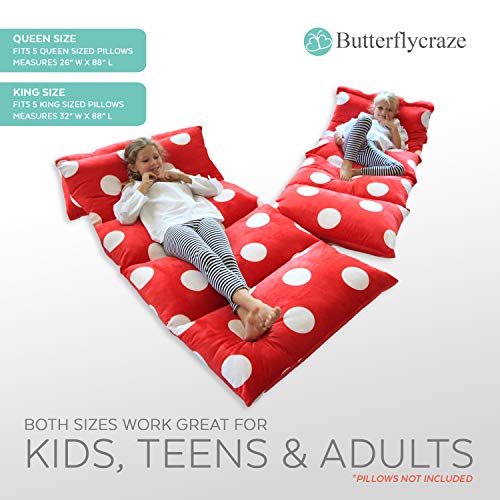 2 Butterfly+Craze+Floor+Pillow+Cover