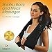 Gideon™ Portable Shiatsu Massager for Back, Neck, Shoulder and Feet with Therapeutic Heat/Multi-Directional Massage, Relax, Sooth and Relieve Neck, Shoulder, Back and foot Pain