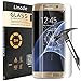 Galaxy S7 Edge Screen Protector,S7 Edge Screen Protector,Lincde Linycase Full Coverage [Tempered Glass][Crystal Clear] 9H Hardness [1 Pack] Tempered Glass Screen Protector for Samsung Galaxy S7 Edge