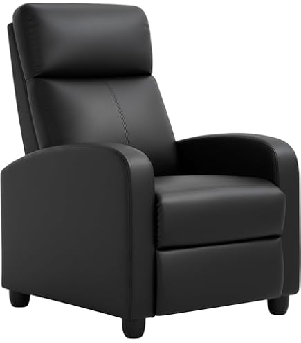 1人掛けソファ Reclining Lounge chair Amazon.com: FDW Recliner Chair Single Reclining Sofa Leather Chair