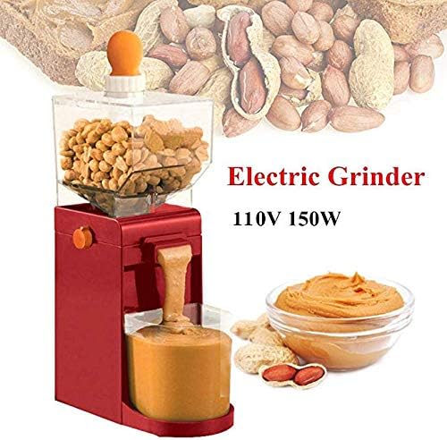 Littlefall 110V Electric Grinder,Electric Coffee Bean Grinder,500ML Portable Peanut Butter Maker Electric Grain Mills Grinder for Coffee Corn Peanut Cashews Hazelnuts